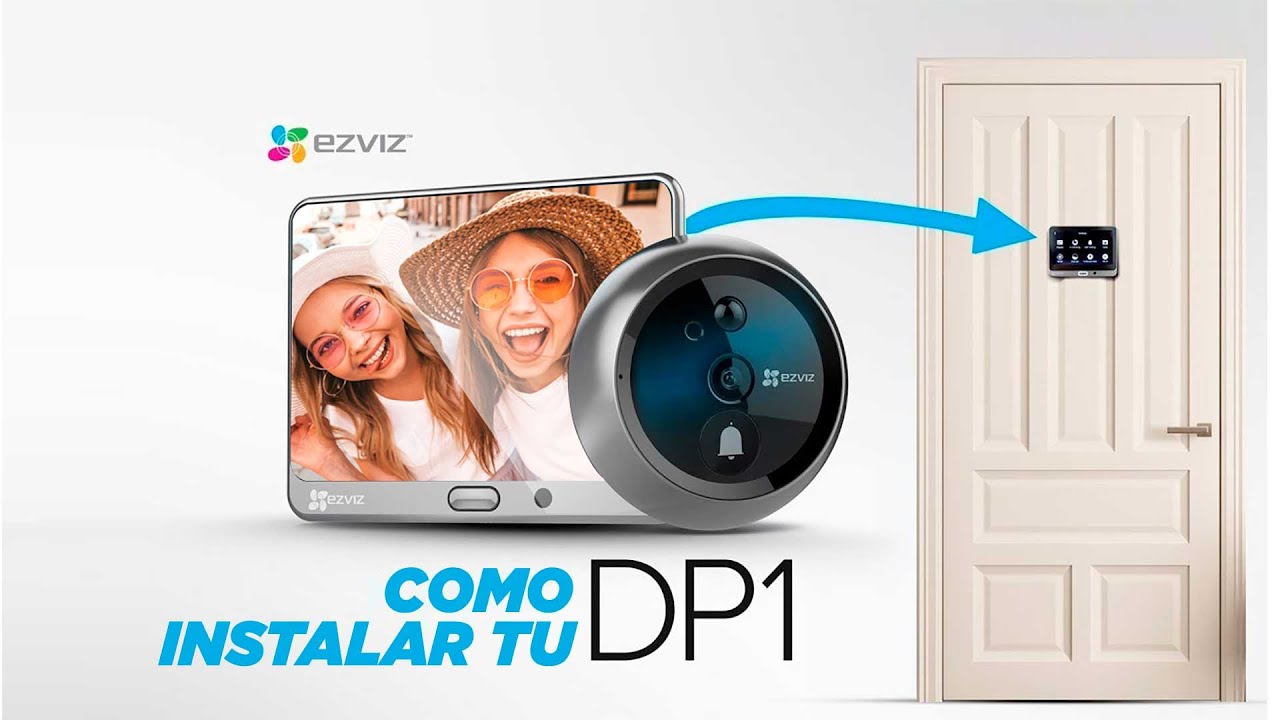 🚪 👀 COMO INSTALAR TU MIRILLA DIGITAL PARA PUERTA EZVIZ DP1