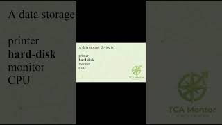 A data storage device is