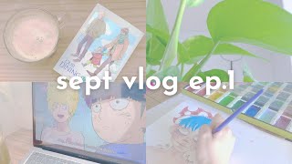 sept vlog:: coffee, manga & anime!