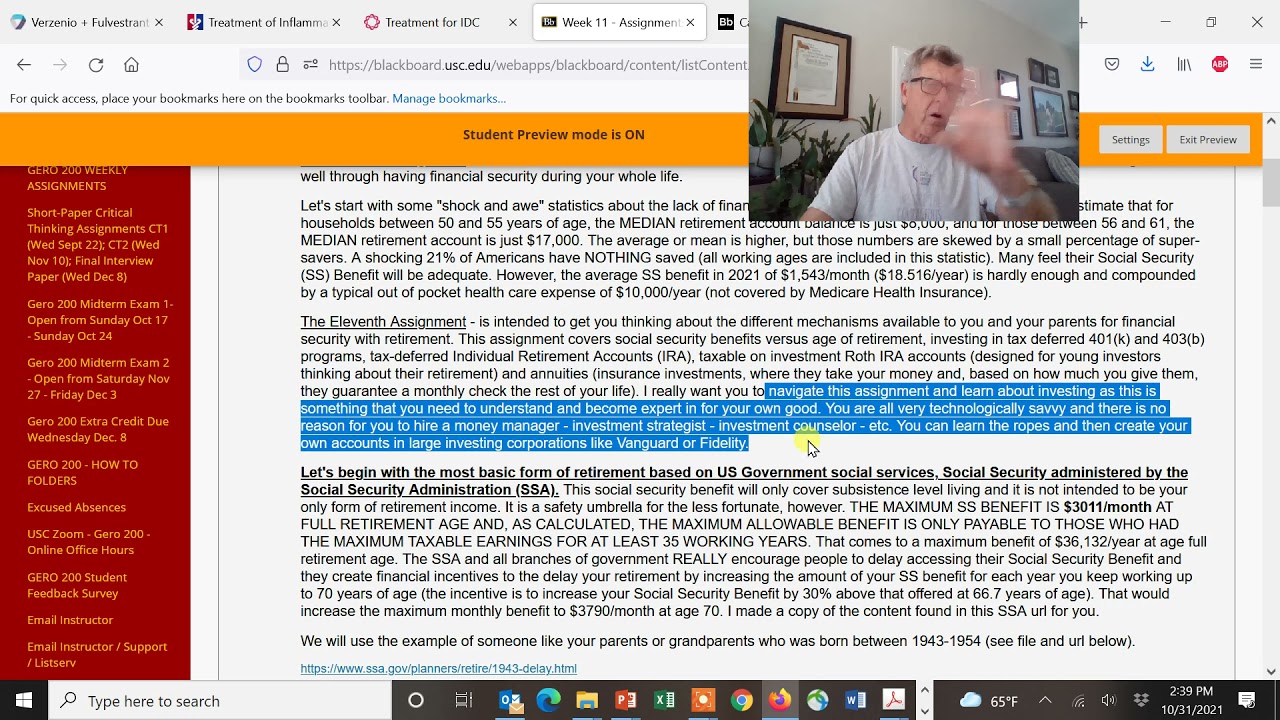 12   GERO 200   Week 11   Financial Planning   ice video 20211031 142815