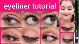 Easy eyeliner tutorial | SUGAR Eye Warned You So Double Matte Eyeliner 01 Black Swan | RARA