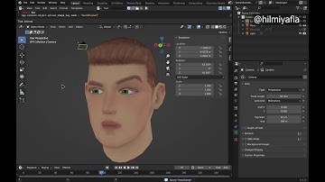 Trying Blender on Android! Face Blendshapes