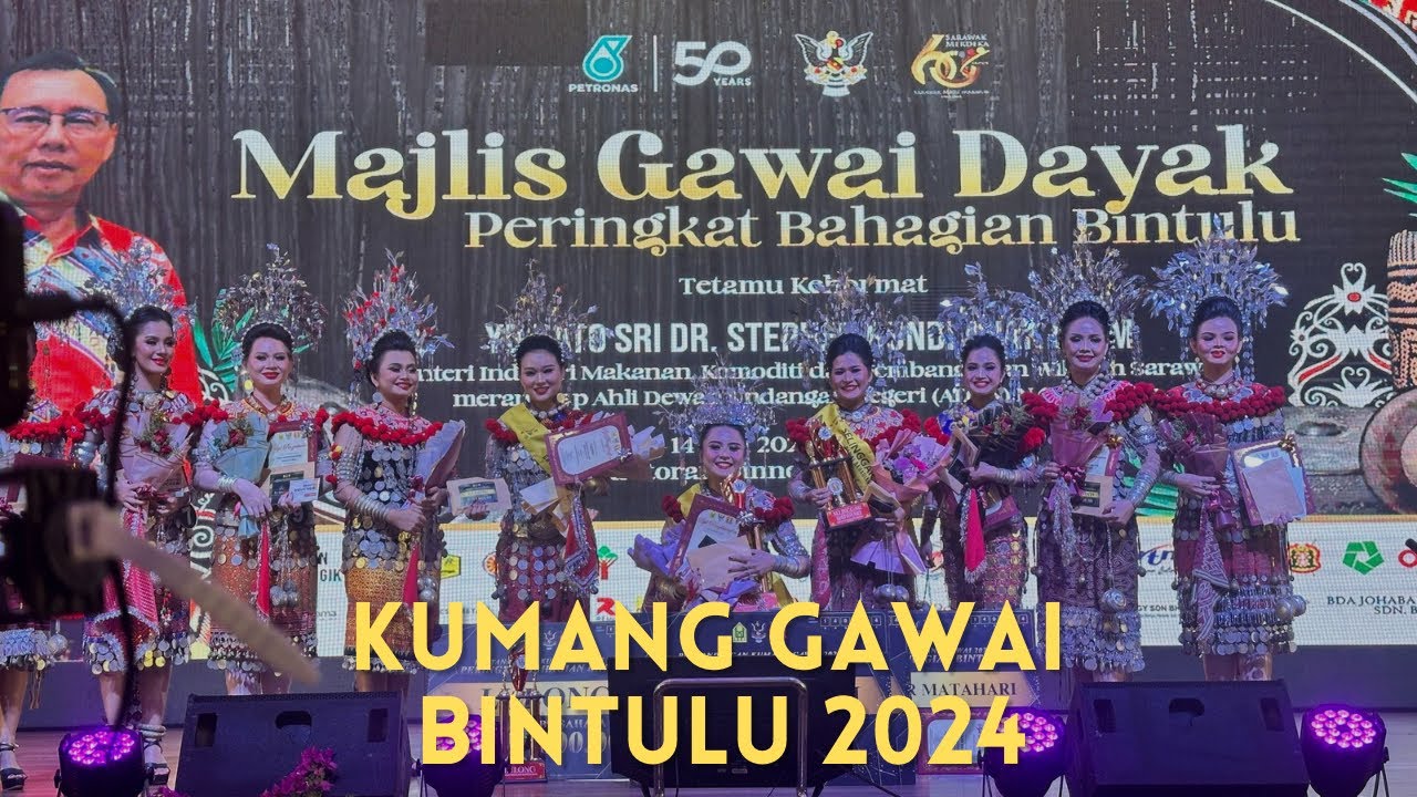 KUMANG GAWAI BAHAGIAN BINTULU 2024 #bintulu #sarawak #kumang #gawai