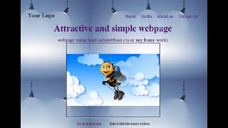 Webpage Using HTML Only (No CSS Used) | HTML TUTORIALS-26- IN HINDI/URDU