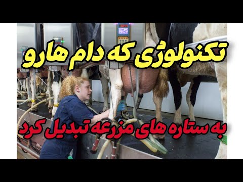 دامداری مدرن تکنولوژی روز که کشاورزان باورشون نمیشه