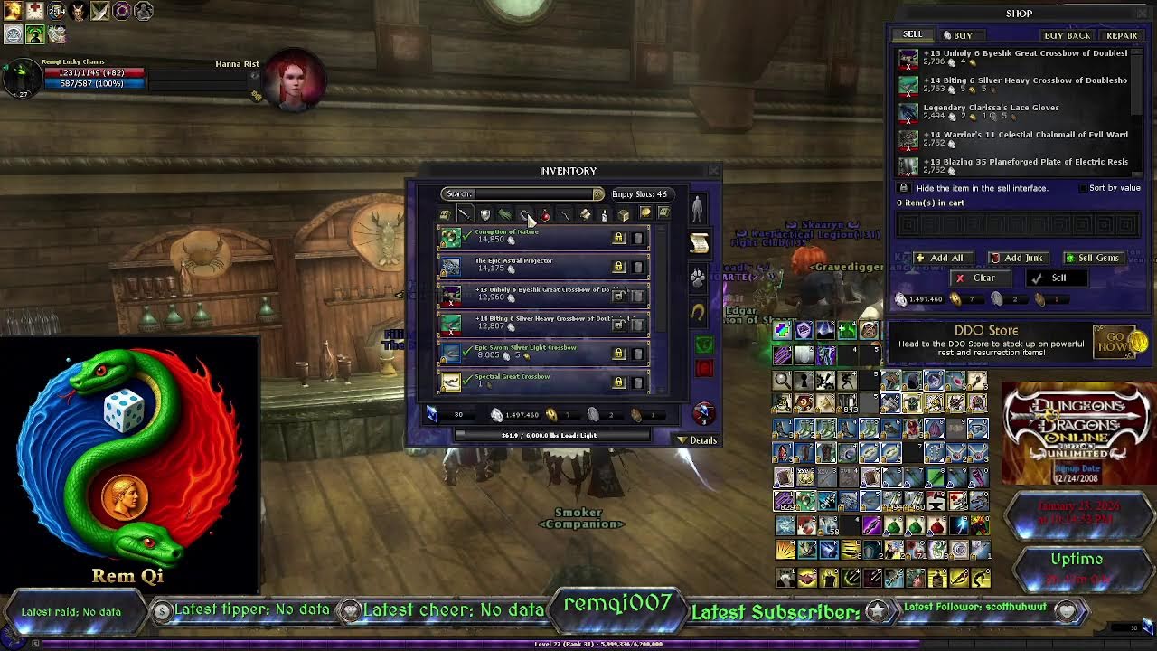 Lets Play DDO (Dungeons & Dragons Online), I am live!