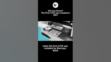 Did you know..the first ATM machine was created in 1967