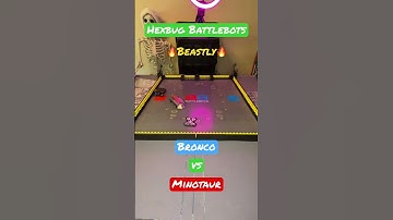 Bronco vs Minotaur 🔥Beastly🔥 Hexbug Battlebots  #hexbugbattlebots #hexbugvideos #battlebots