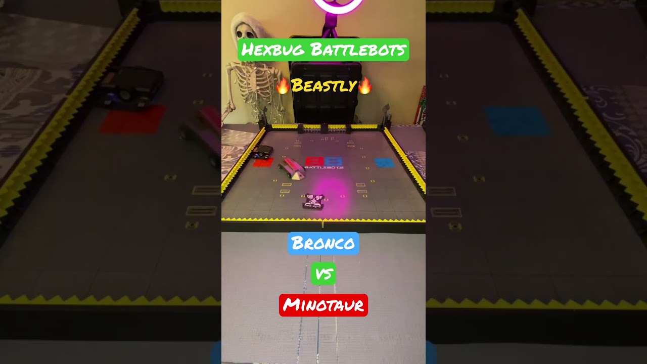 Bronco vs Minotaur 🔥Beastly🔥 Hexbug Battlebots  