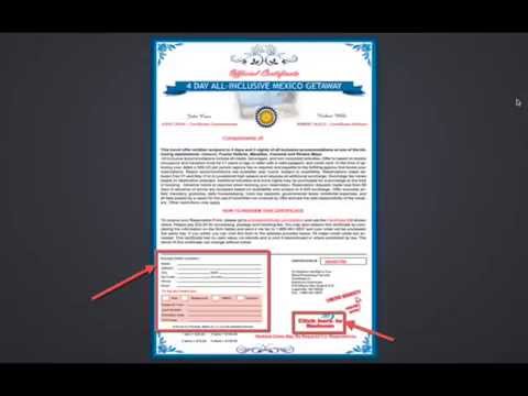 how to get free vacation vouchers free vacation certificates youtube