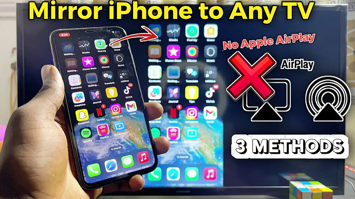 How to Screen Mirror iPhone to Any TV without AirPlay 2025