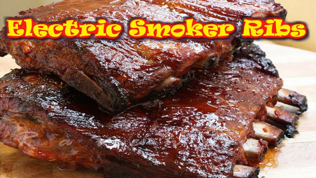 electric smoker ribs keto spareribs smokedribs 