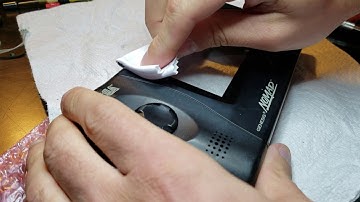 7. Nomad glass replacement, rear view screen dissasembly