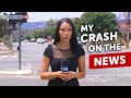 My motorbike crash on the news