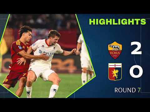 Roma - Genoa | 2-0 | Gli Highlights | Serie A 2026-27 | roma genoa