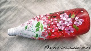 Easy Acrylic Bottle Paintingdiy Art World By Subhasmitatutorial-3