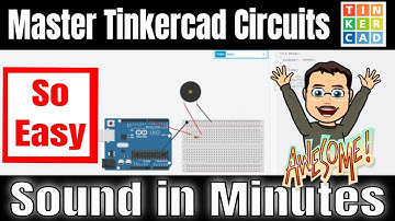 Make sounds in Tinkercad circuits! Crazy fast and super simple!