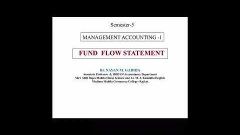 FUND FLOW STATEMENT     VIDEO LECTURE 1 ( FFS -BASIC CONCEPT )