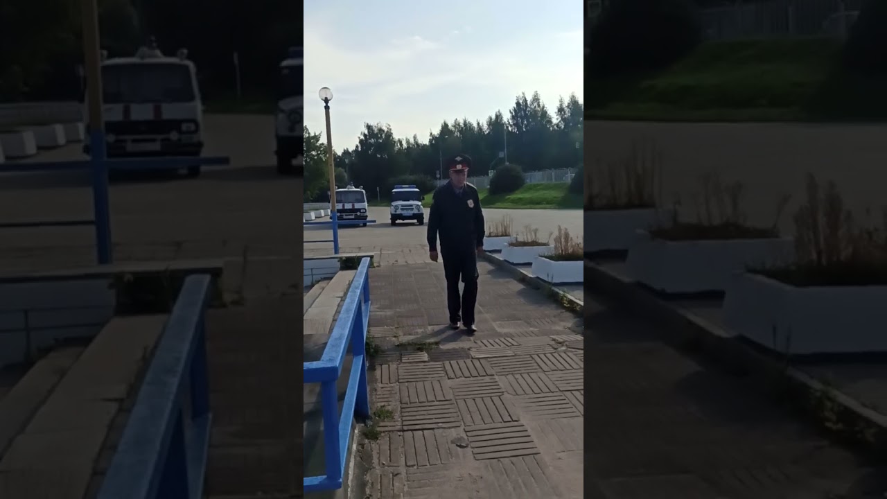 A Russian policeman in the 90s.