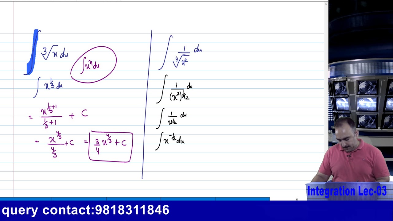 Integration Lec 03 by Sameer Kohli sir - YouTube