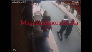 Beyoğlunda Oyuncu Ayten Soykökün Geçirdiği Kaza Kamerada