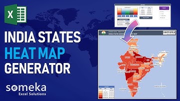 India States Heat Map Generator | Heat Map Excel Template