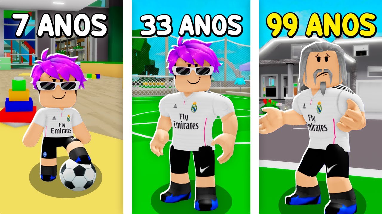 DO NASCIMENTO até A MORTE DE UM JOGADOR DE FUTEBOL! (Brookhaven)