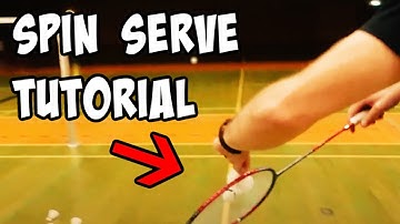 How To Do The SPIN SERVE in Badminton?