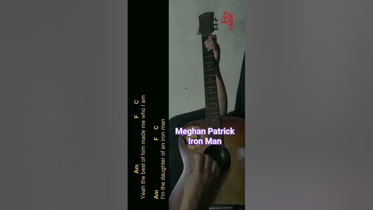 Meghan Patrick - Iron Man Guitar Chords cover #shorts