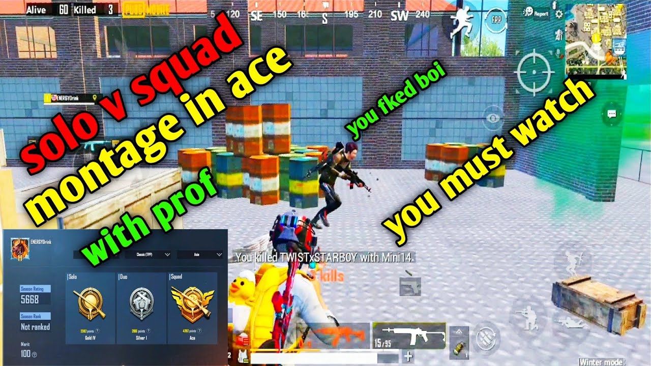 ENERGY Drink G PUBG MONTAGE PUBG MOBILE YouTube