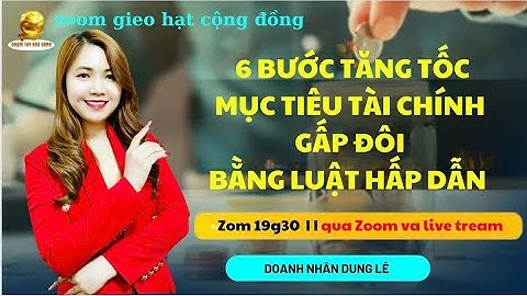 6 BƯỚC TĂNG TỐC MỤC TIÊU TÀI CHÍNH GẤP ĐÔI BẰNG LUẬT HẤP DẪN