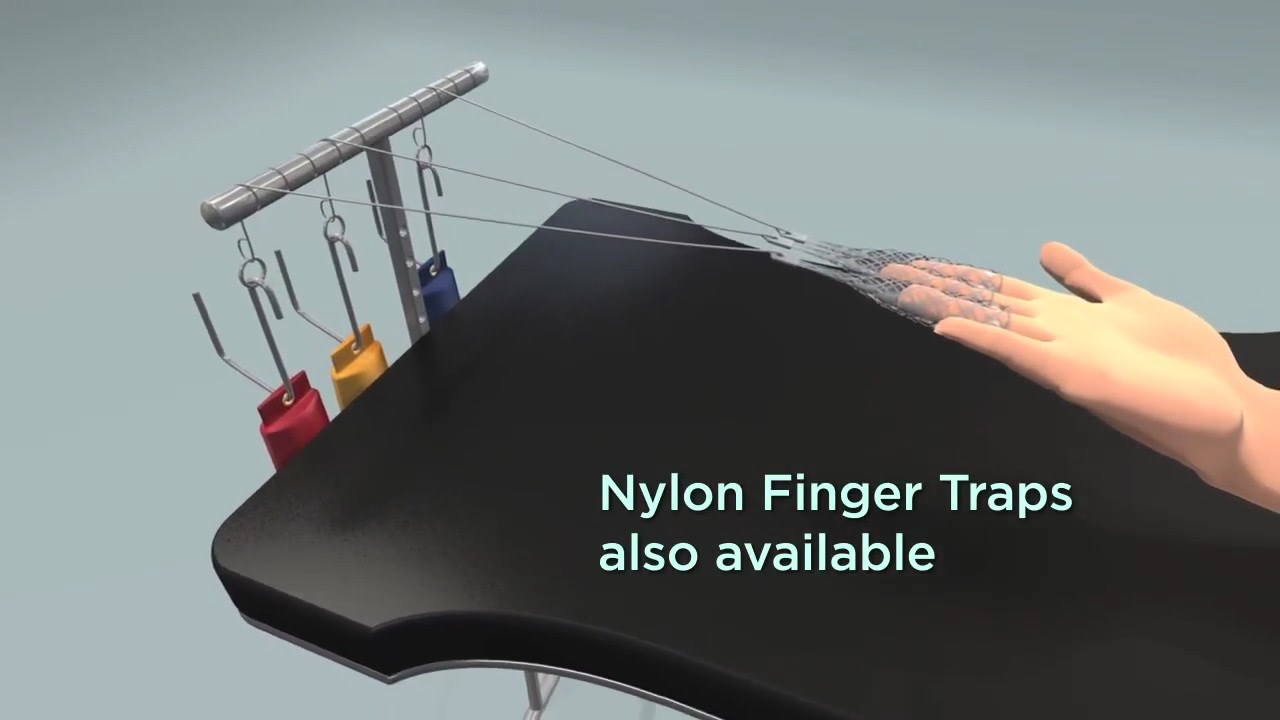 Traction System for Hand Surgery Tables, complete with Finger Traps and