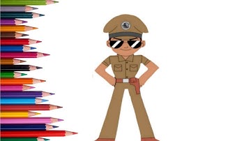 Little Singham 💛💙🧡💜 drawing | little singham drawing colour | easy step by step