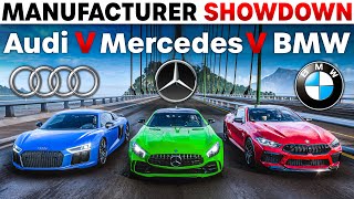 Forza Horizon 5 | Audi VS Mercedes VS BMW | Manufacturer Showdown!