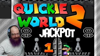 FASTEST NOOB ALIVE! - Quickie World 2 - Super Mario World ROM Hacks with Oshikorosu. [1]
