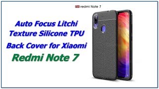 Xiaomi Mi Redmi Note 7 / Note 7 Pro Auto Focus Litchi Texture Silicone TPU Back Cover screenshot 4