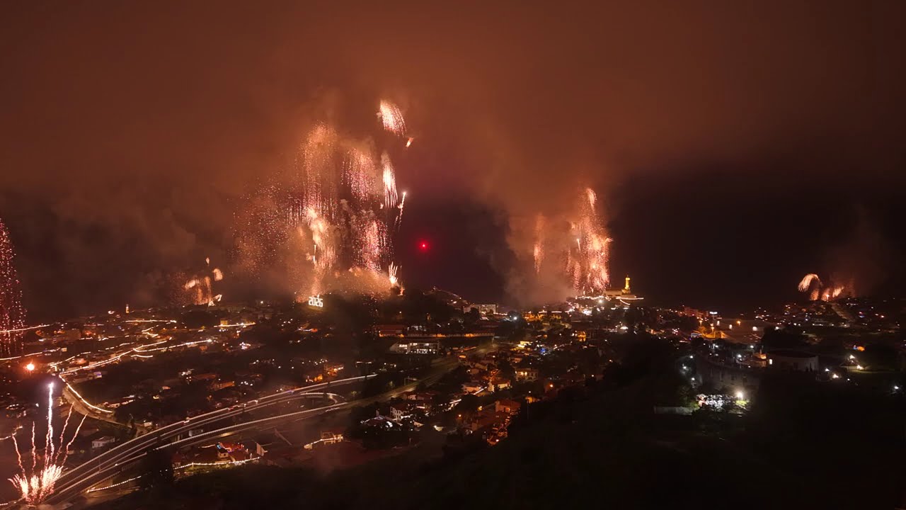 4K Drone Fireworks: New Year’s Eve 2025 in Funchal, Madeira