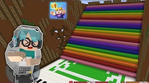 MAKE A GIANT RAINBOW BLOCK ON BUILD BATTLE (Blockman Go:Adventures)