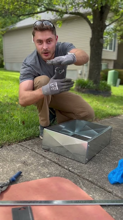 ☀️🧊 Why we ALWAYS install riser boxes on Downflow HVAC installs! #cooling #hvac #louisville