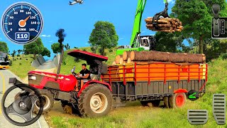 Heavy Farming Tractor Trolley Offroad Cargo Transport Simulator - Android Gameplay screenshot 5