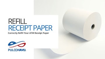 Puloon USA ATM Service Video: Refill Printer Paper
