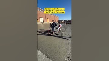 This Concrete Leveling Tool Is INSANE 😱 Perfect Floor in Minutes! #Construction #ASMR #Tools