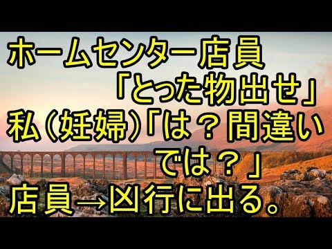 ホームセンター店員「とった物出せ」私（妊婦）「は？間違いでは？」→店員、凶行に出る。 【スカッとまとめ速報チャンネル】