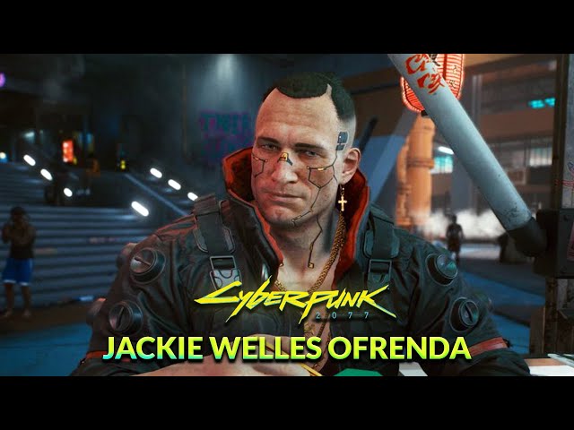 CYBERPUNK 2077 / Jackie Welles Ofrenda & Exploring Jackie's Garage