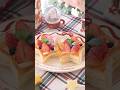 星が可愛い🌟冷凍パイシートでいちごパイ🍓　#christmas #簡単スイーツ #簡単レシピ #sweets #christmas #冷凍パイシート #pie #strawberry