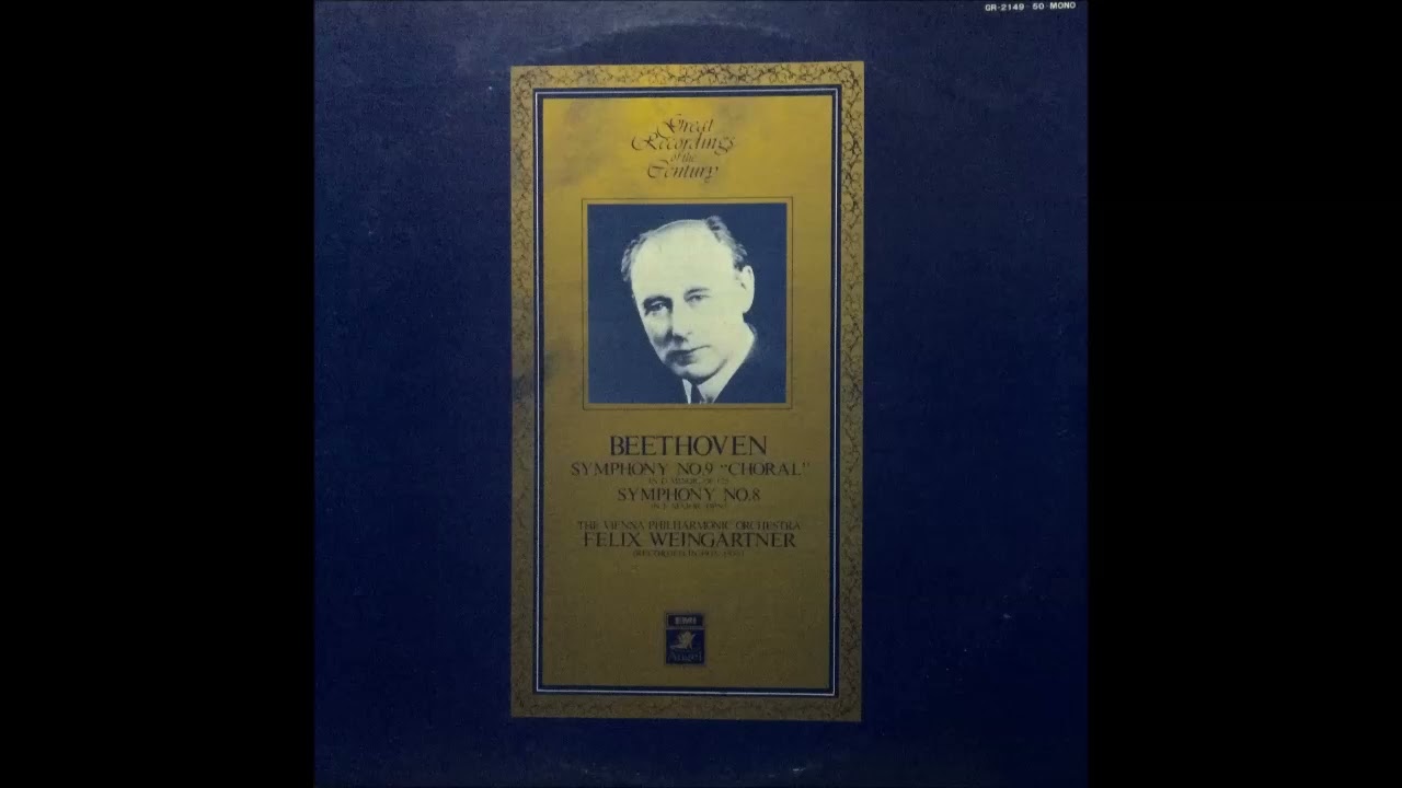 洋楽 Beethoven Symphony No.9 Weingartner SP Beethoven：symphony No,9：Weingartner/VPO '35：High quality sound