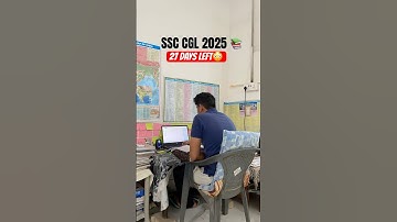 SSC CGL 2025 📚😳 27 DAYS LEFT ⁉️ #minivlog #motivation #ssccgl2025 #ssc #ssccgl