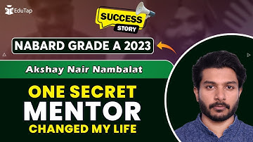 NABARD Grade A Topper Interview | NABARD Grade A  Preparation Strategy | How To Crack NABARD |EduTap