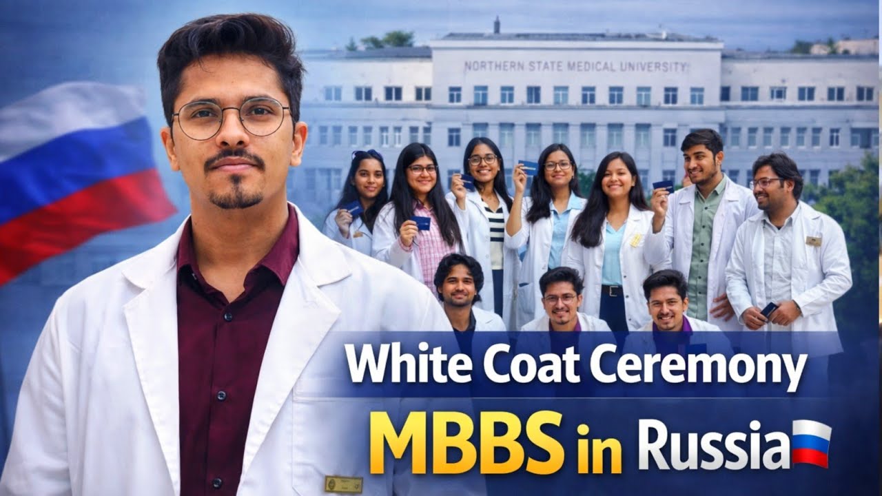 MBBS in Russia 🇷🇺 | White Coat Ceremony at Northern State Medical University