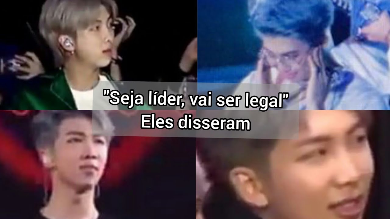 quando namjoon tem que refletir porque virou líder
